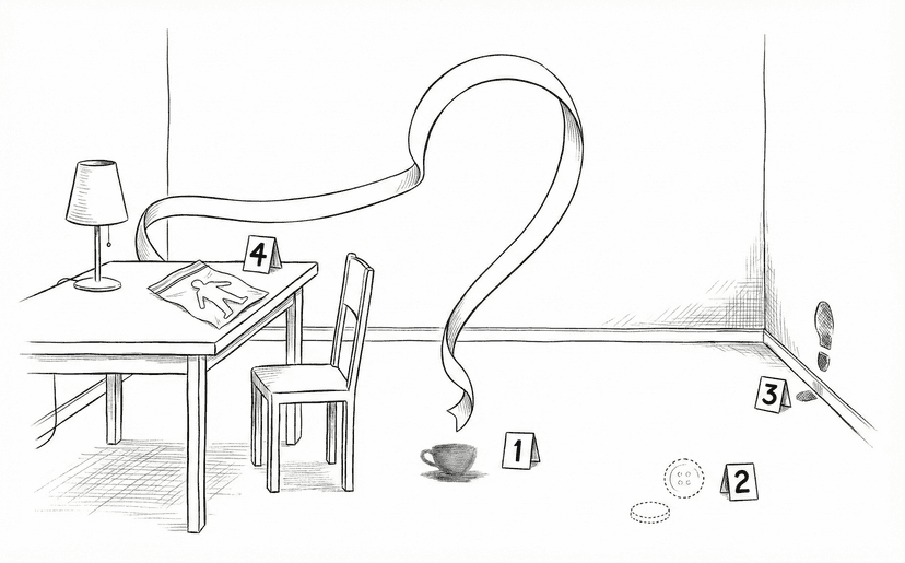 Crime - Find the guilty name word puzzle game